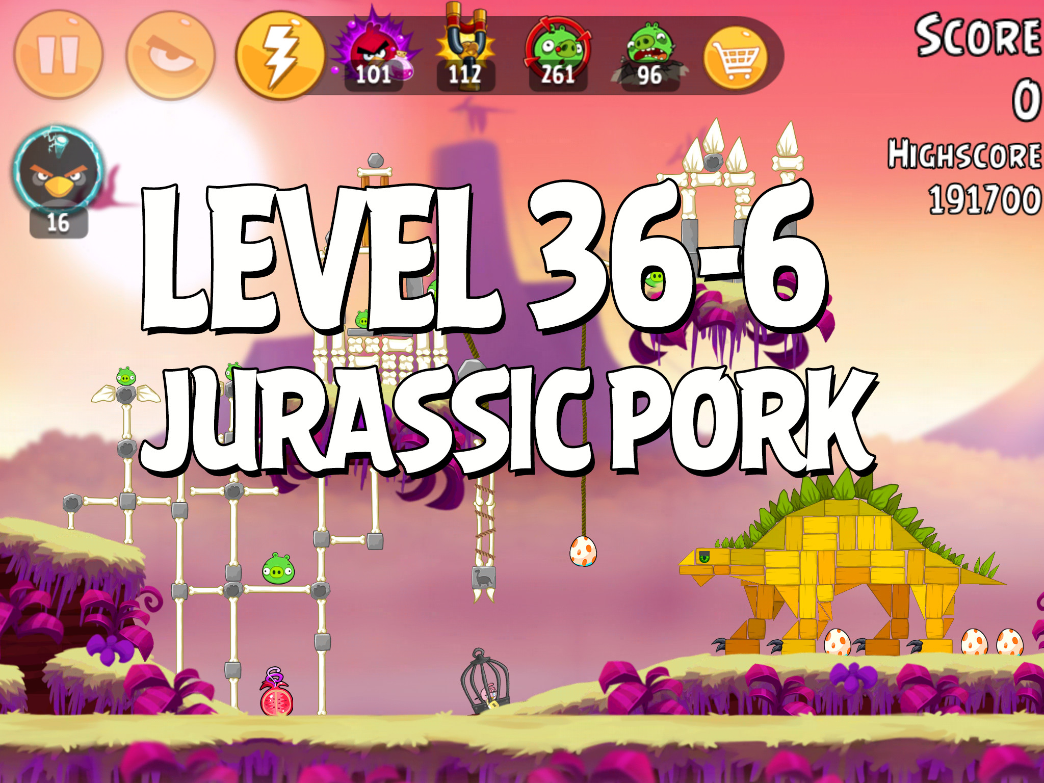 Angry-Birds-Jurassic-Pork-Level-36-6