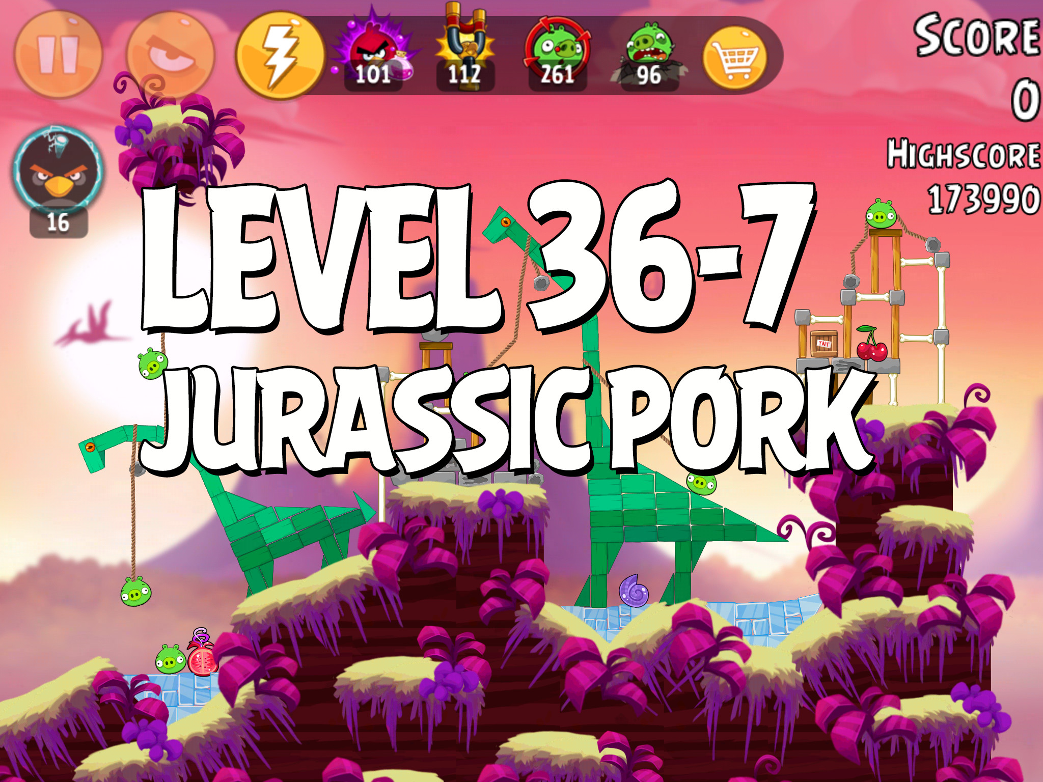 Angry-Birds-Jurassic-Pork-Level-36-7