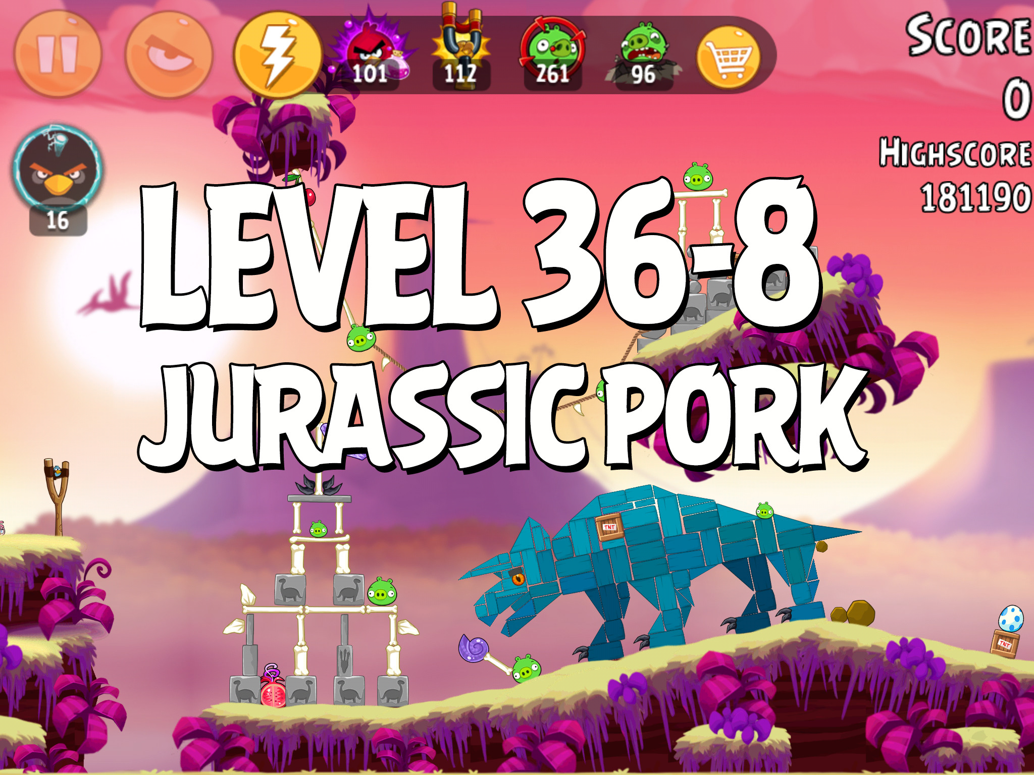 Angry-Birds-Jurassic-Pork-Level-36-8