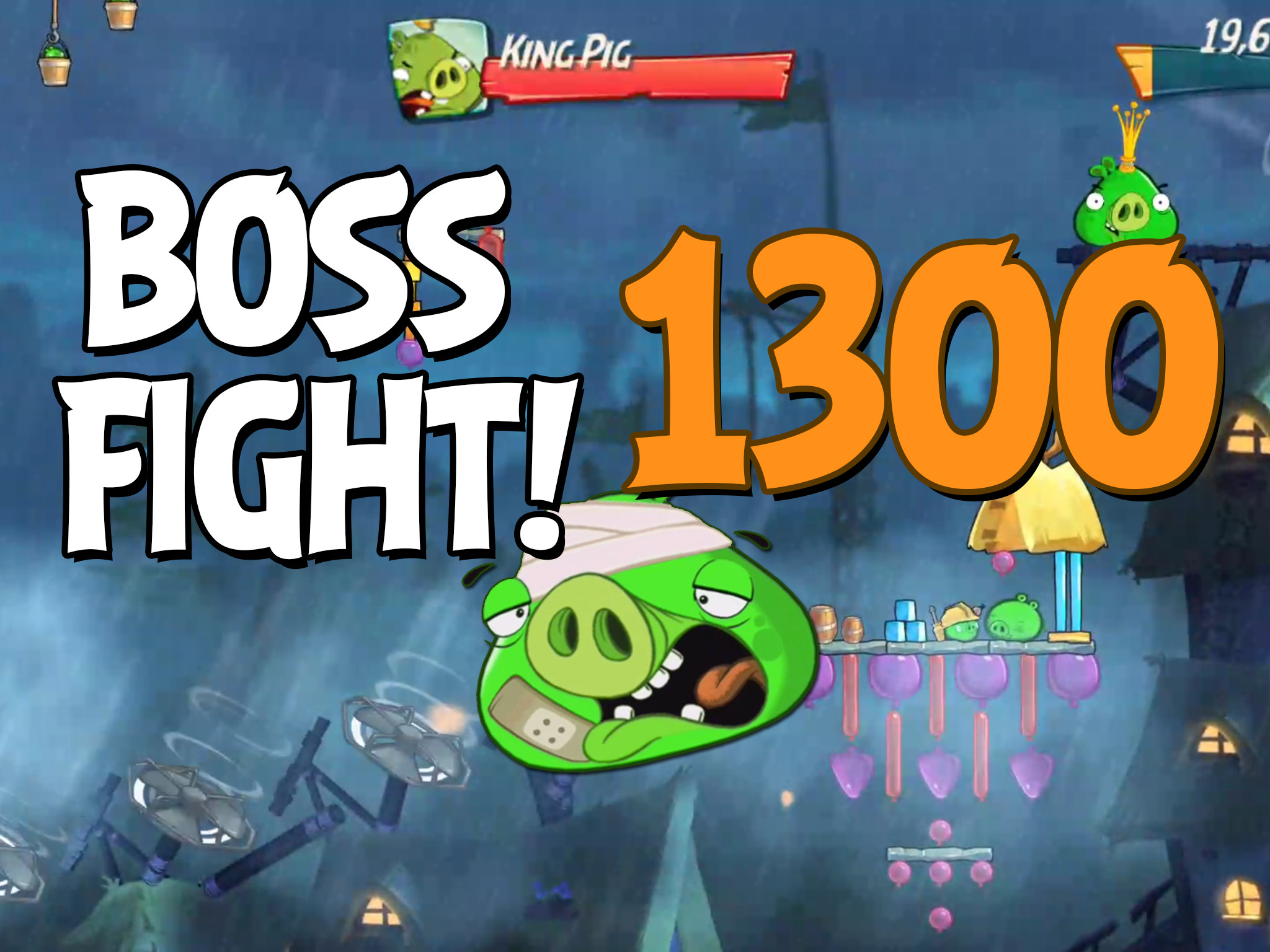 Angry Birds 2 Boss Fight Level 1300