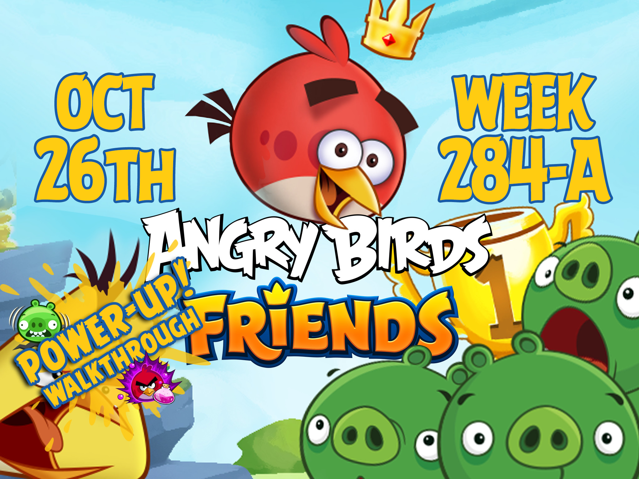 Angry Birds Friends Tournament Week 284-A Feature Image PU