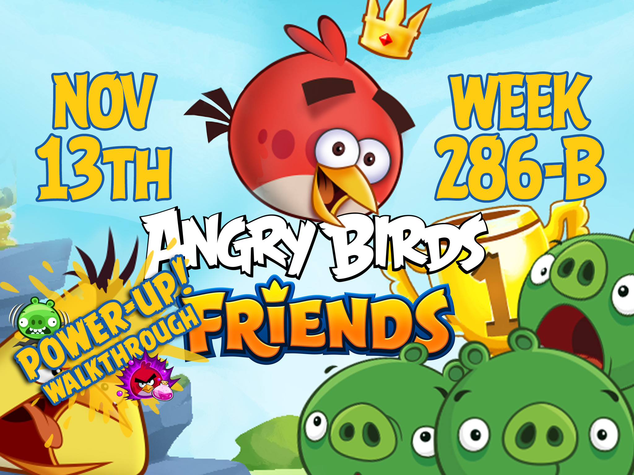 Angry Birds Friends Tournament Week 286-B Feature Image PU