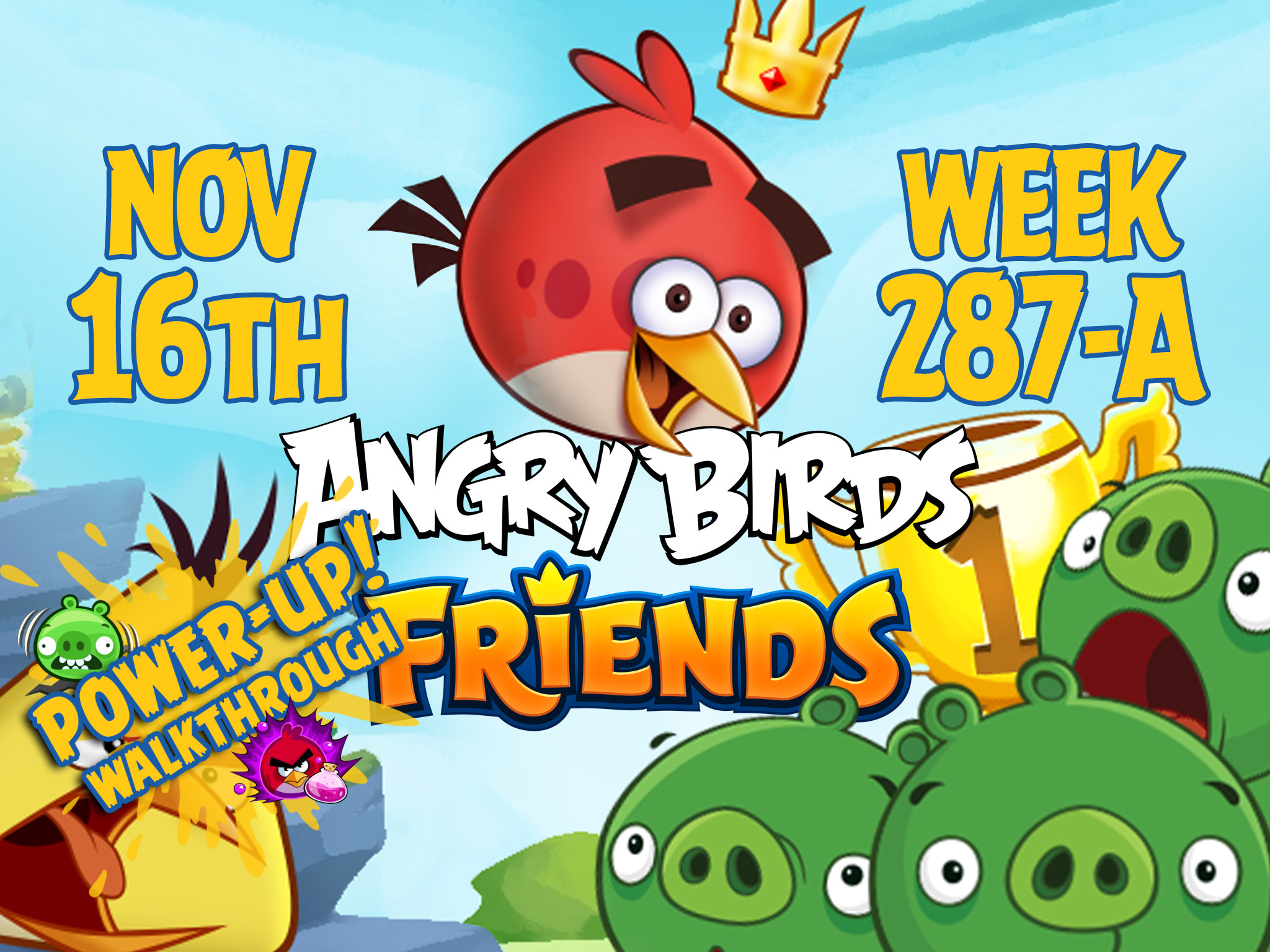 Angry Birds Friends Tournament Week 287-A Feature Image PU