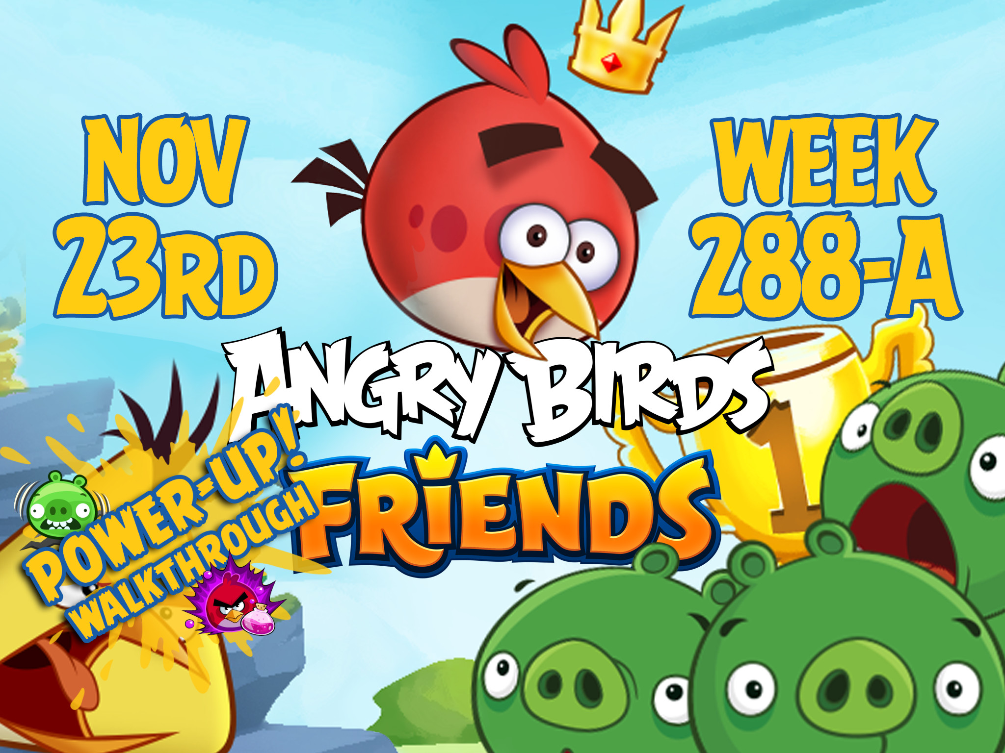 Angry Birds Friends Tournament Week 288-A Feature Image PU