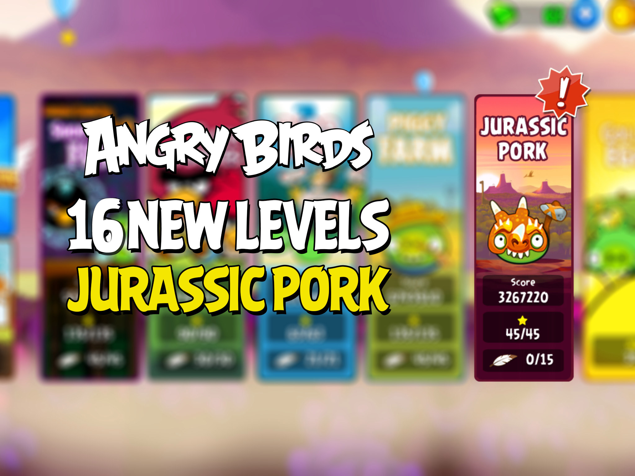 Angry Birds Jurassic Pork Final Chapter Featured Image