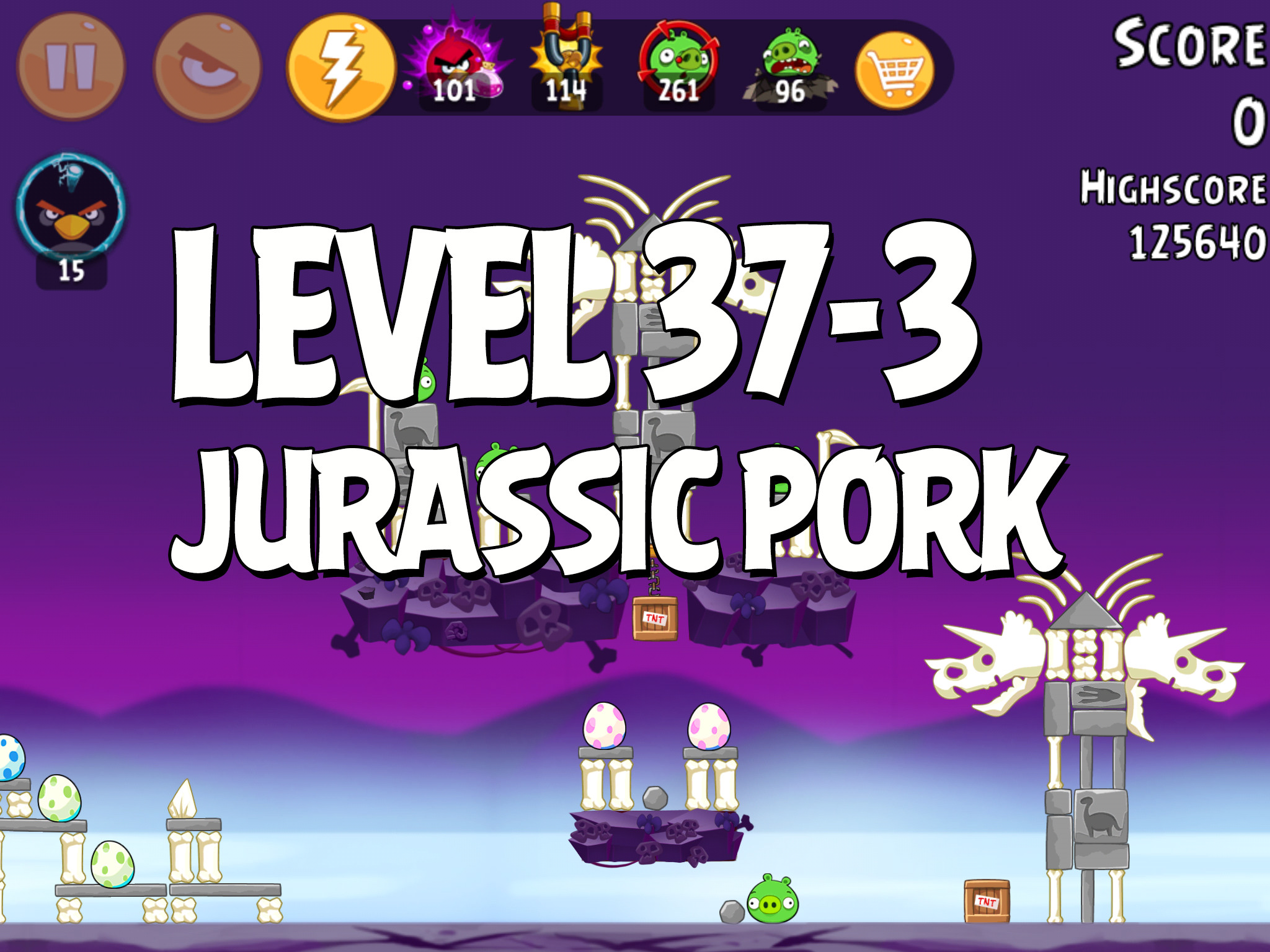 Angry-Birds-Jurassic-Pork-Level-37-3