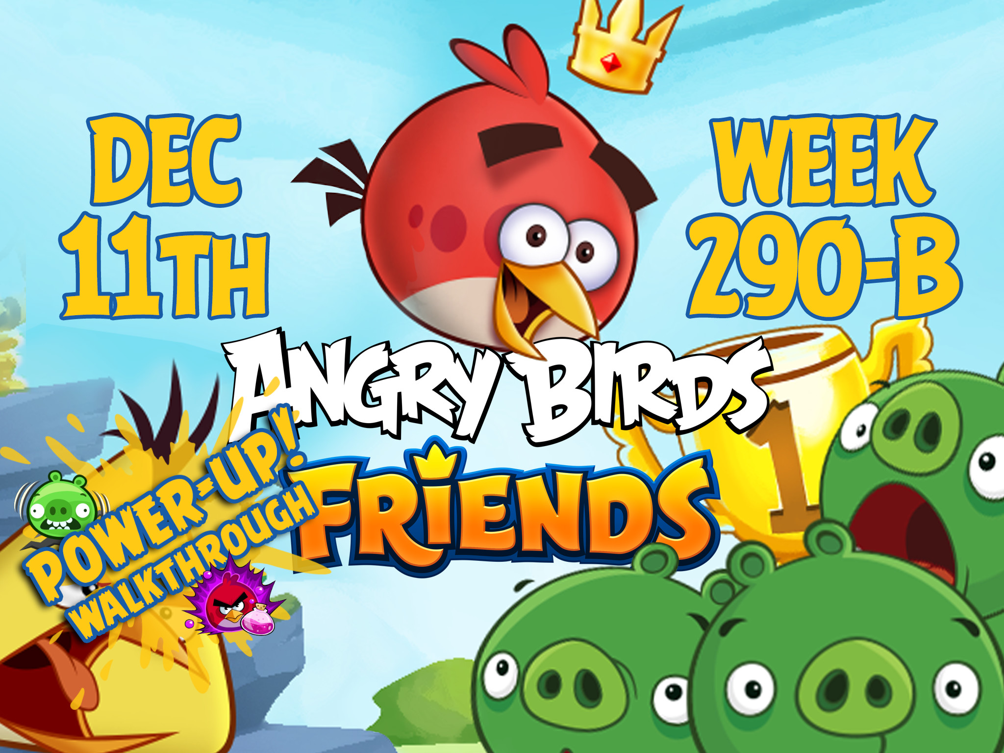 Angry Birds Friends Tournament Week 290-B Feature Image PU