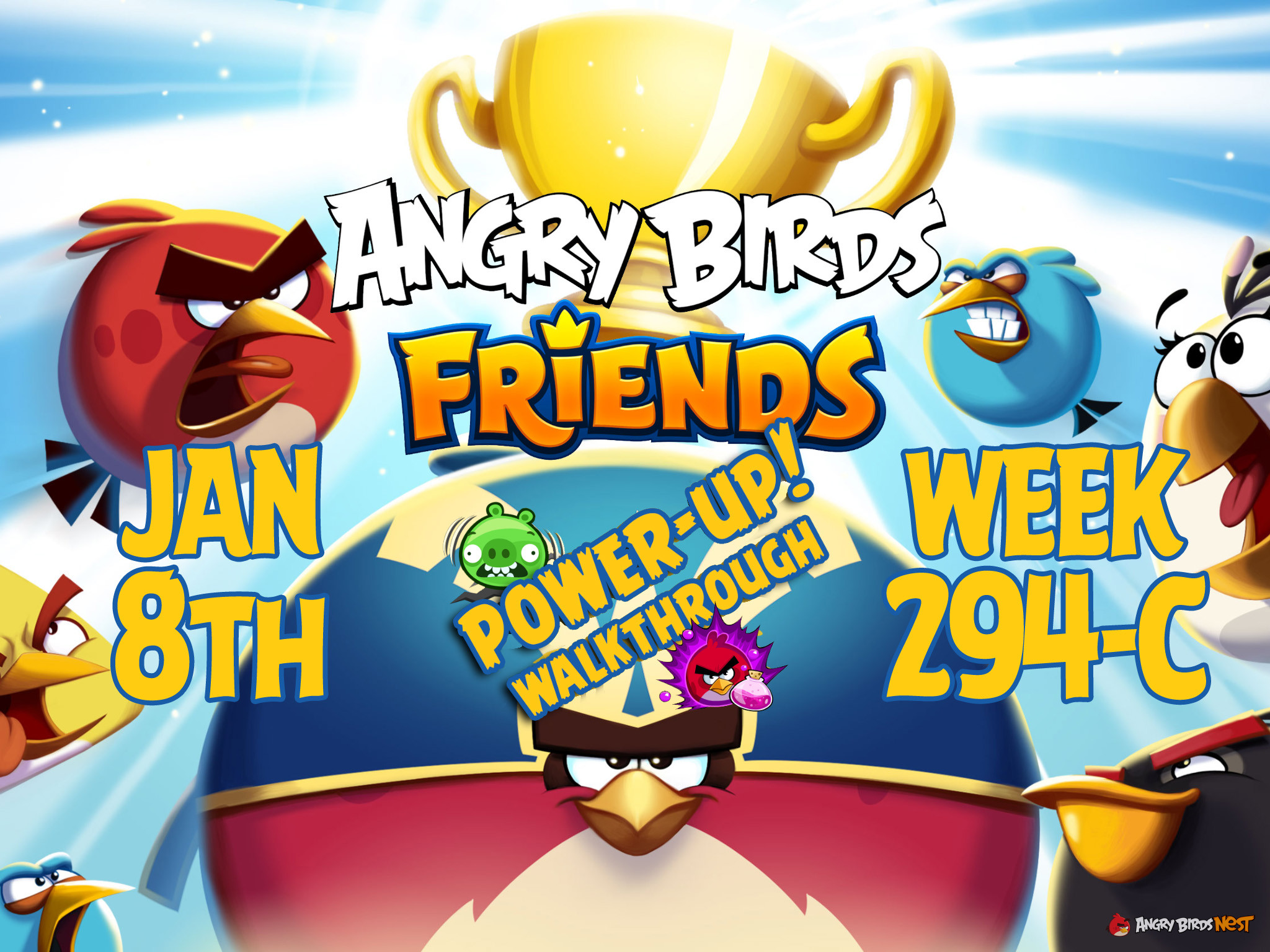 Angry Birds Friends Tournament Week 294-C Feature Image PU