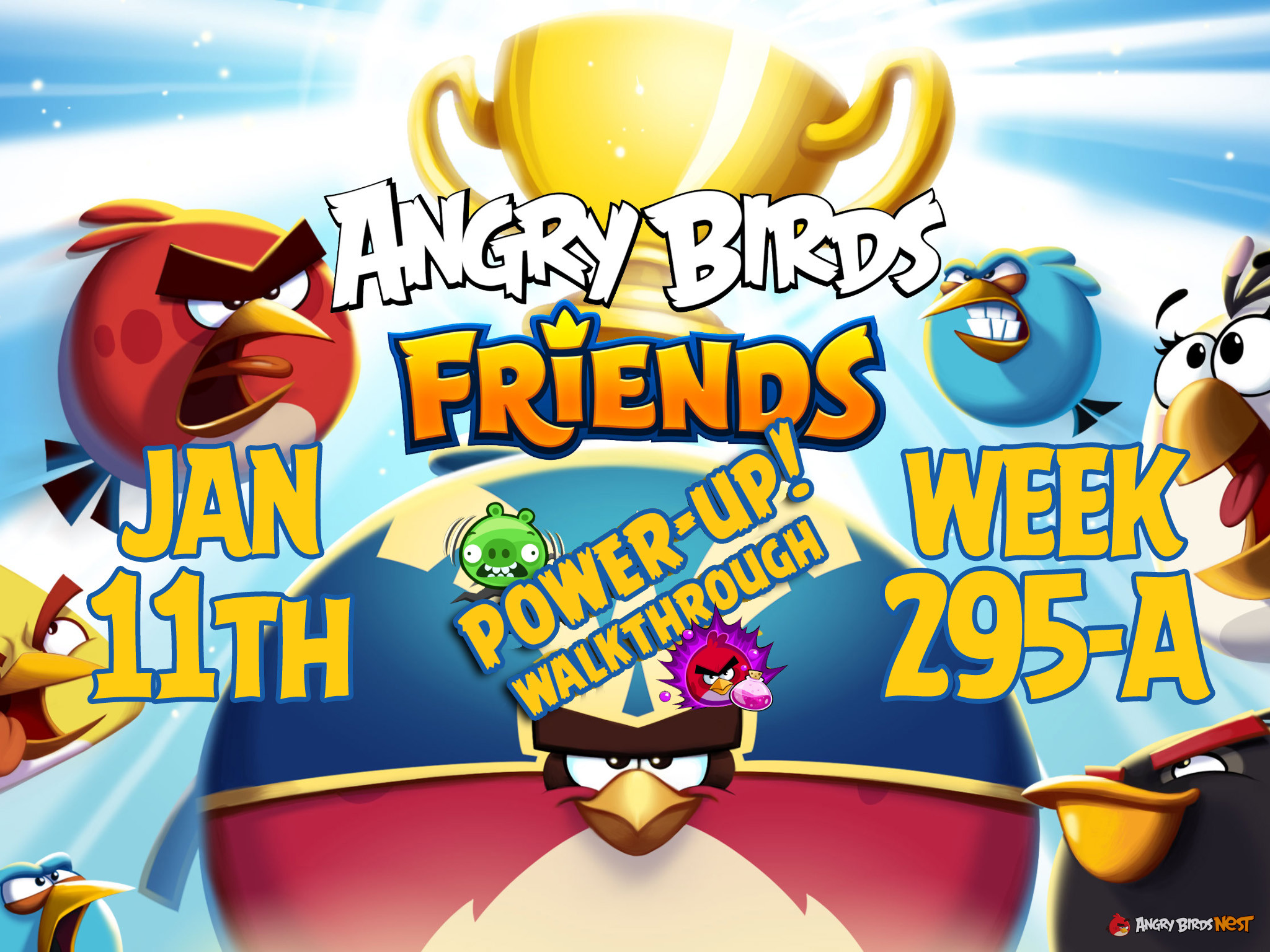 Angry Birds Friends Tournament Week 295-A Feature Image PU