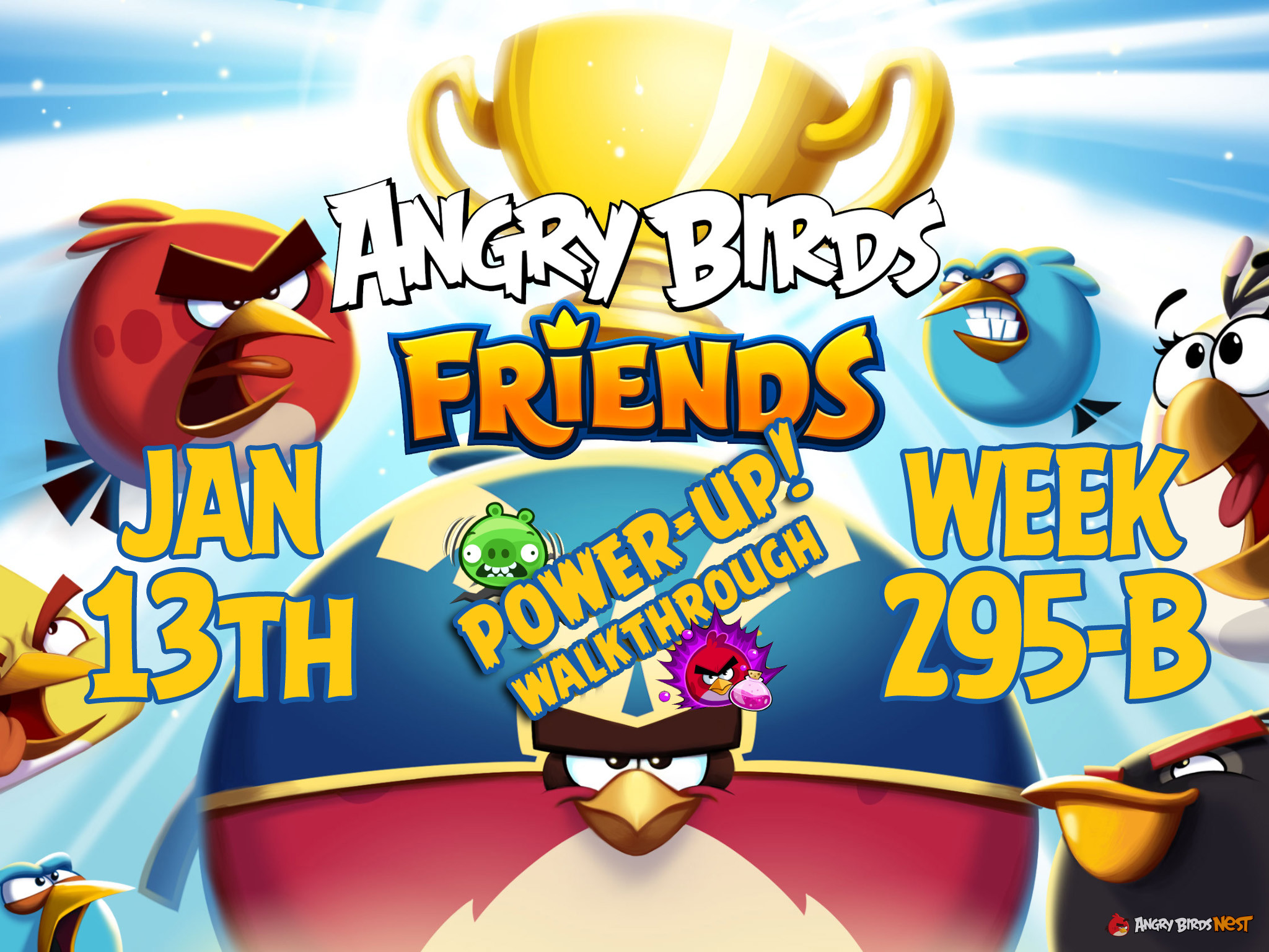 Angry Birds Friends Tournament Week 295-B Feature Image PU