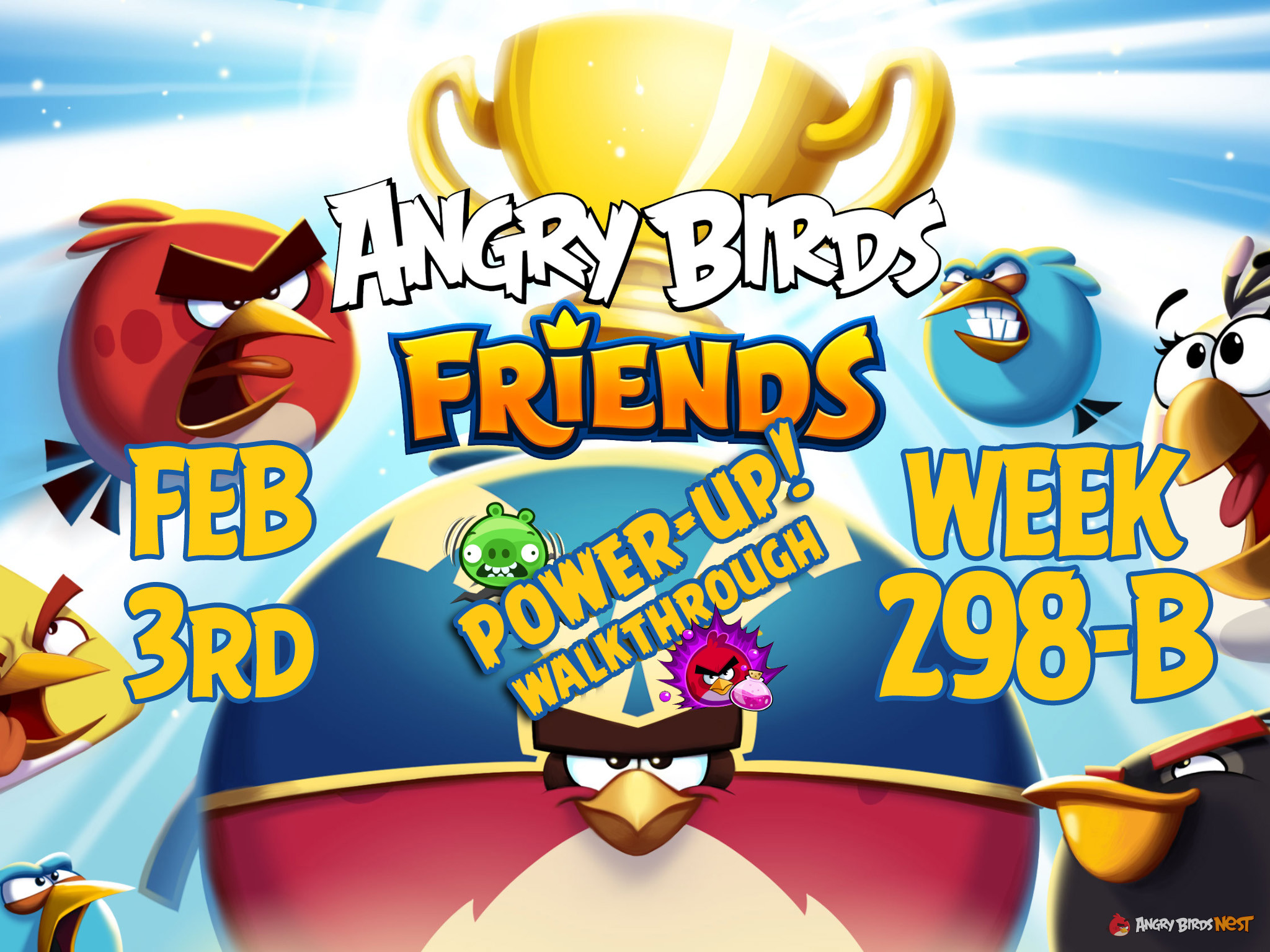 Angry Birds Friends Tournament Week 298-B Feature Image PU