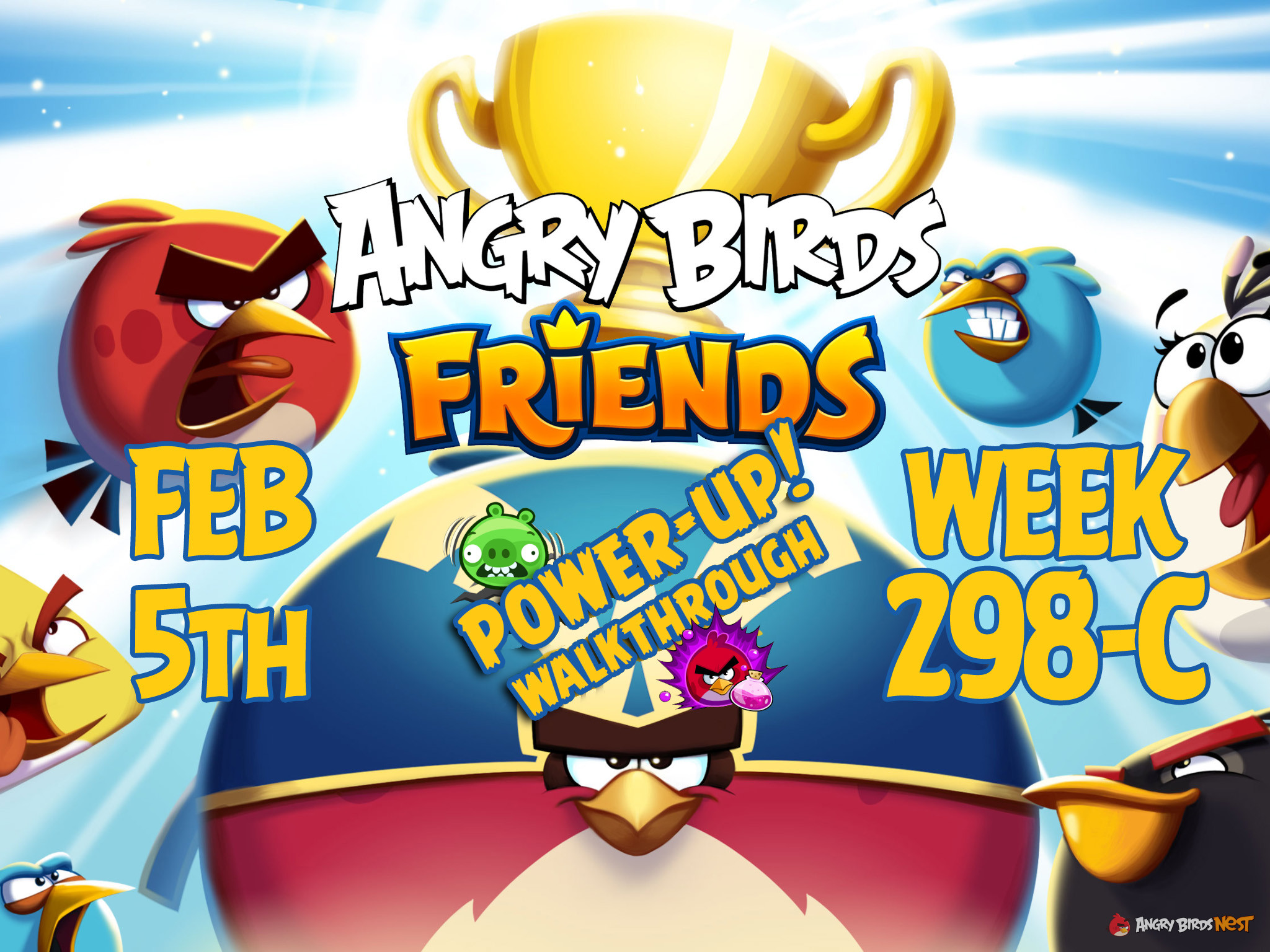 Angry Birds Friends Tournament Week 298-C Feature Image PU