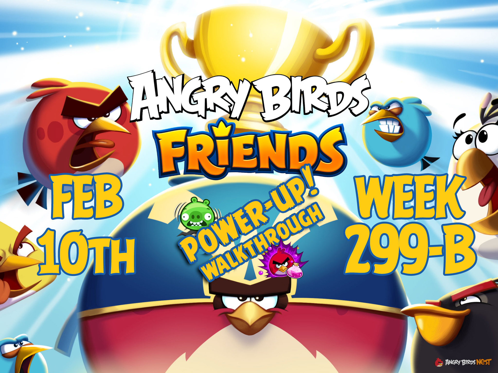 Angry Birds Friends Tournament Week 299-B Feature Image PU
