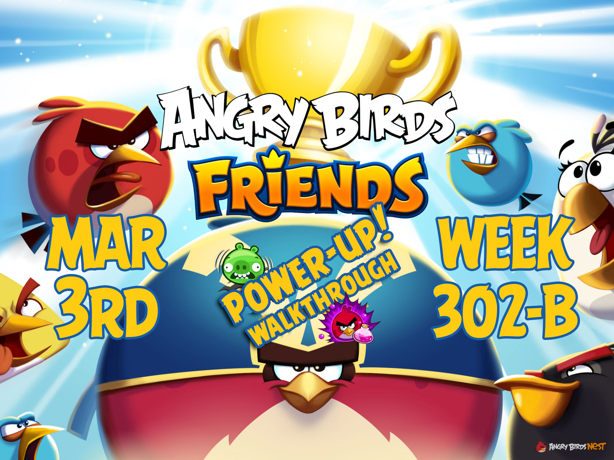 Angry Birds Friends Tournament Week 302-B Feature Image PU