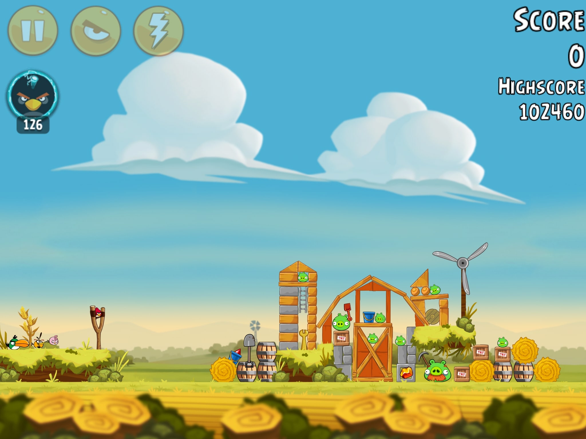 Angry Birds Piggy Farm Level 32-6
