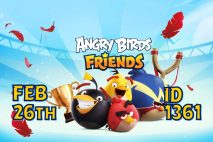 Angry Birds Friends 2024 Tournament T1361 On Now!