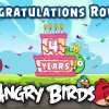 Happy 4th Birthday Angry Birds