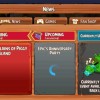 Epic events menu