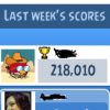 Week 2 Angry Birds Friends Total Score