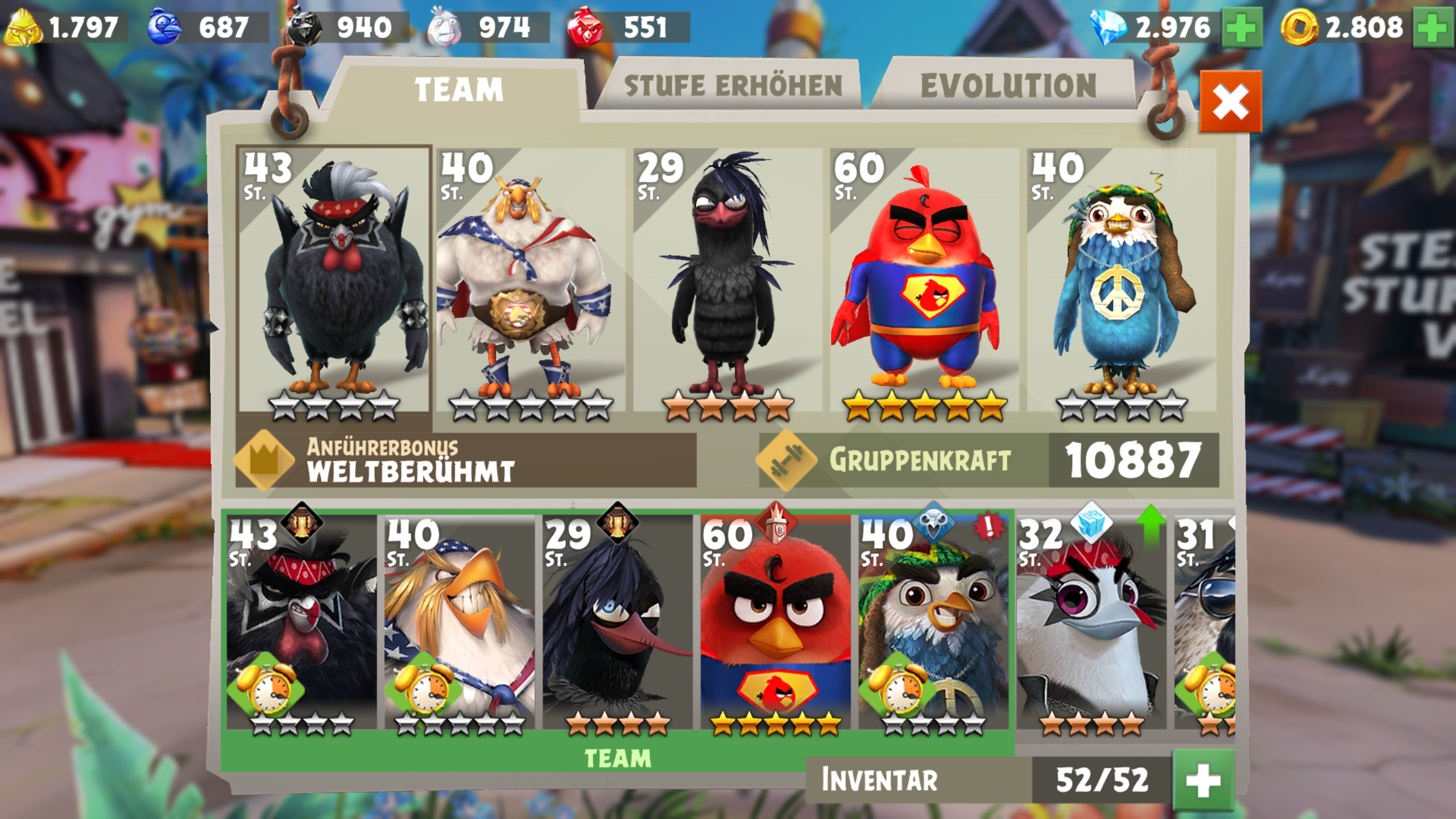 angry birds evolution clan members