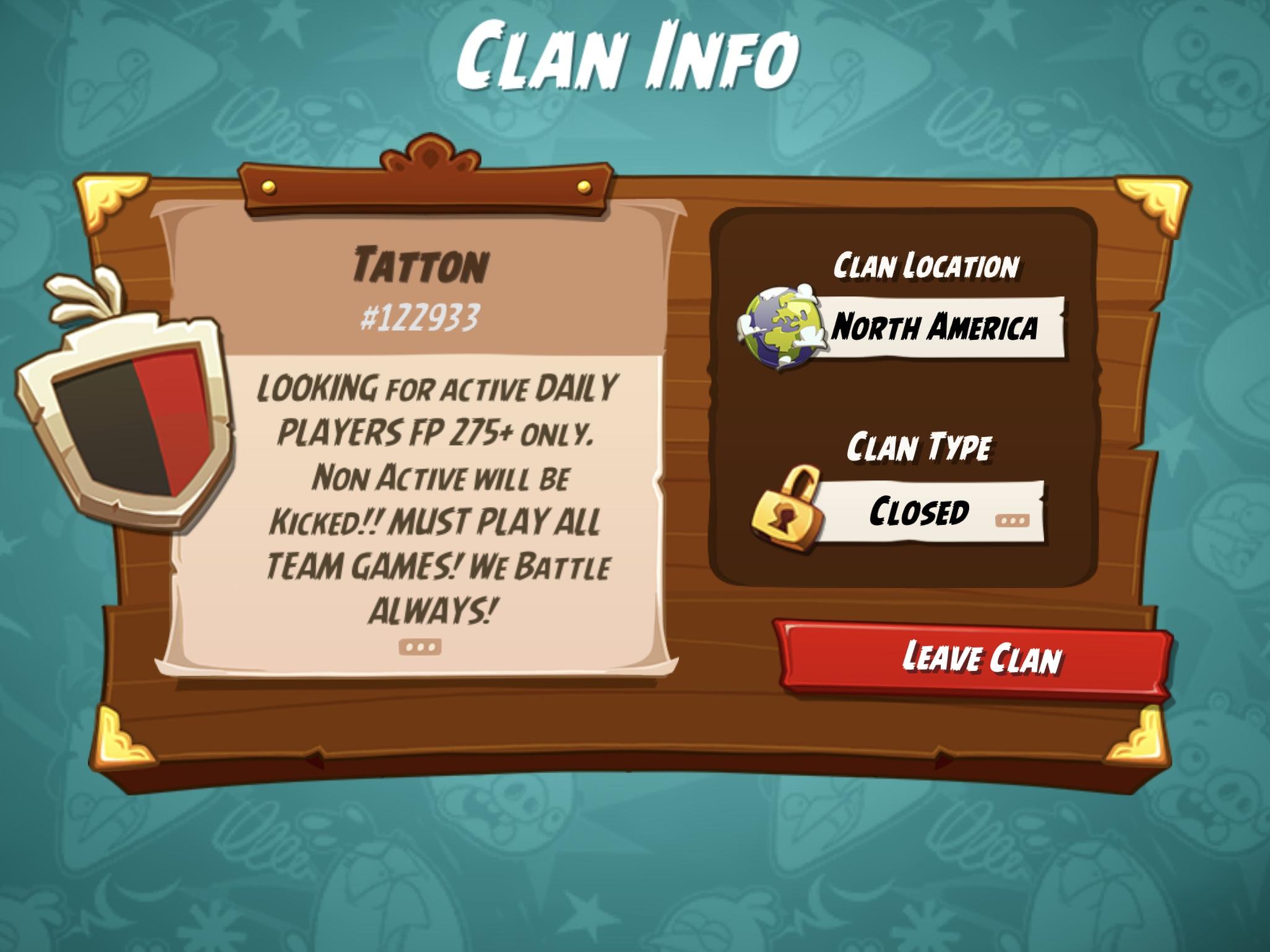 Clan info Tatton