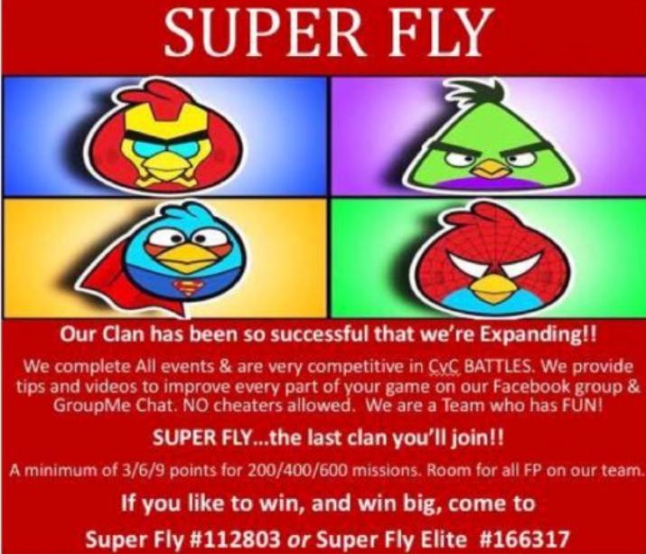 Super Fly & Super Fly ELITE Clan Recruitment