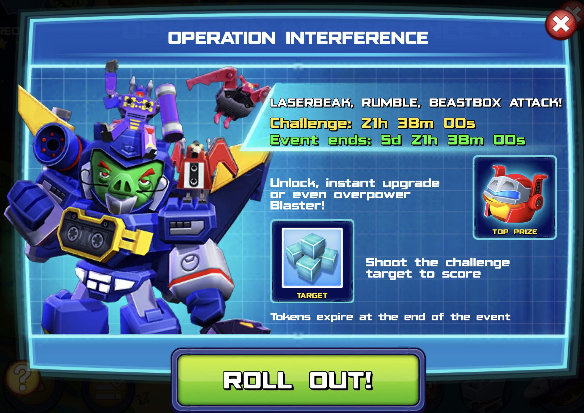 Banner for an Operation Interference weekly event