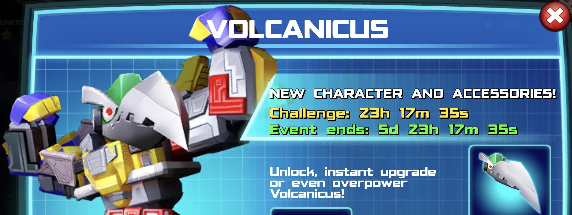 Volcanicus event banner