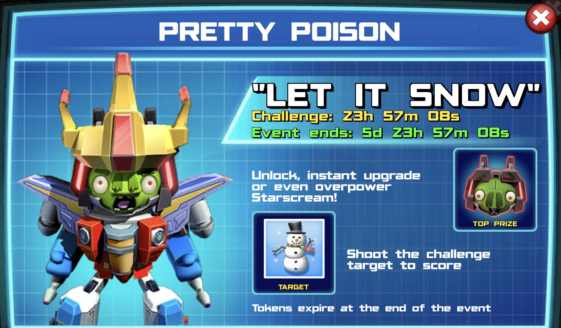 The event banner for Pretty Poison
