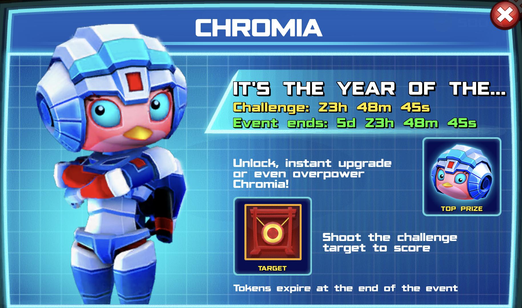 The event banner for Chromia