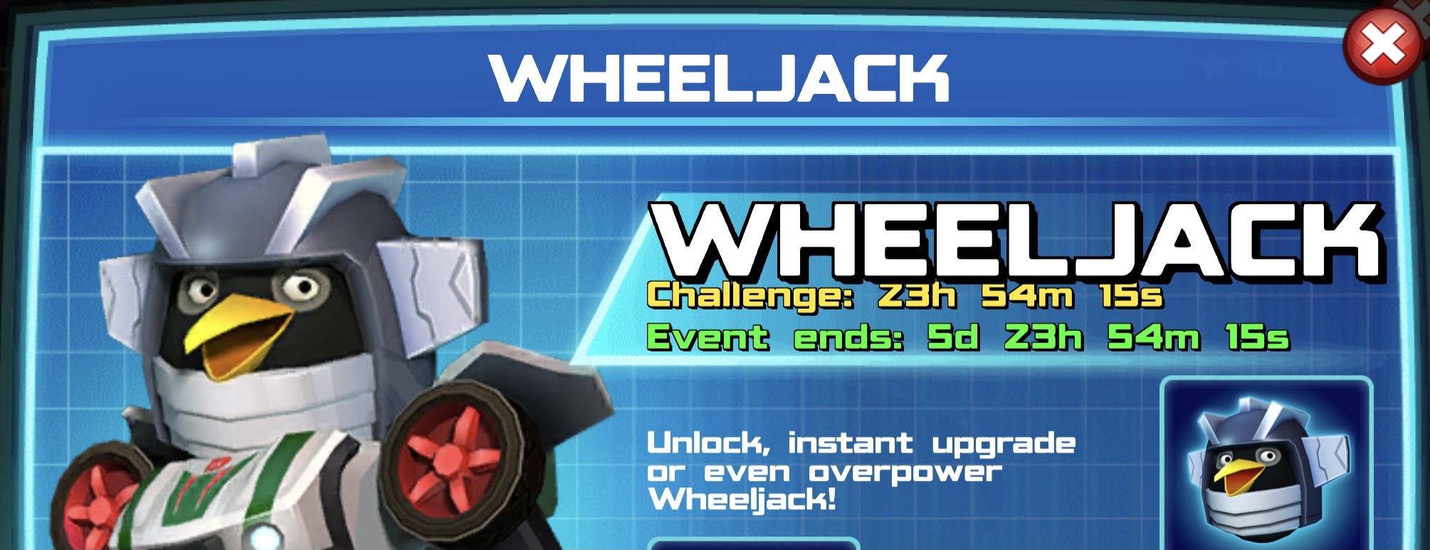 The event banner for Wheeljack