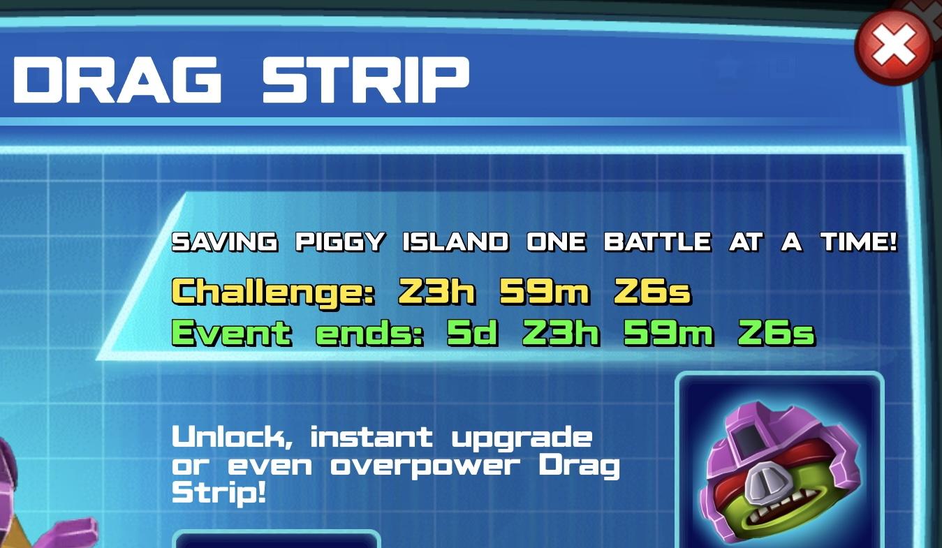 The event banner for Drag Strip