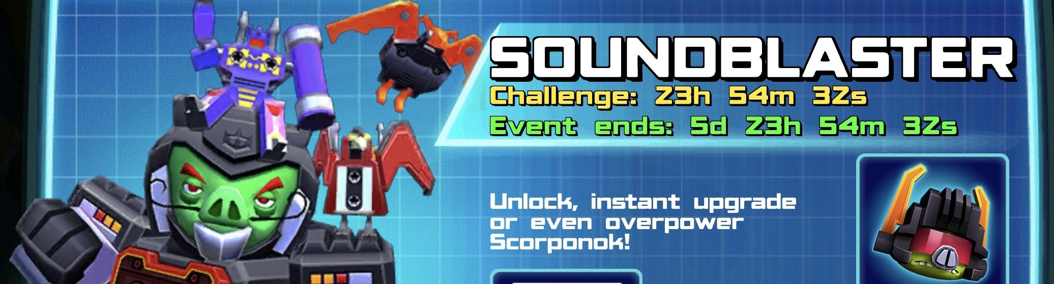 The event banner forevent banner for Soundblaster