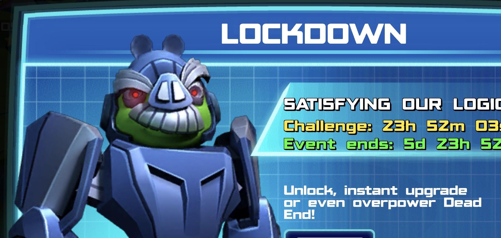 The event banner for Lockdown