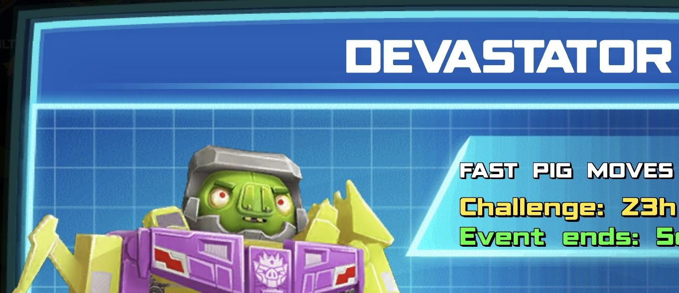 The event banner for Devastator