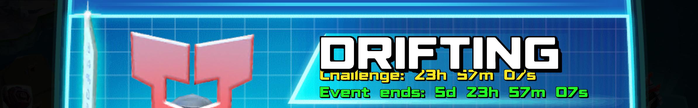 (Partial) The event banner for Drift