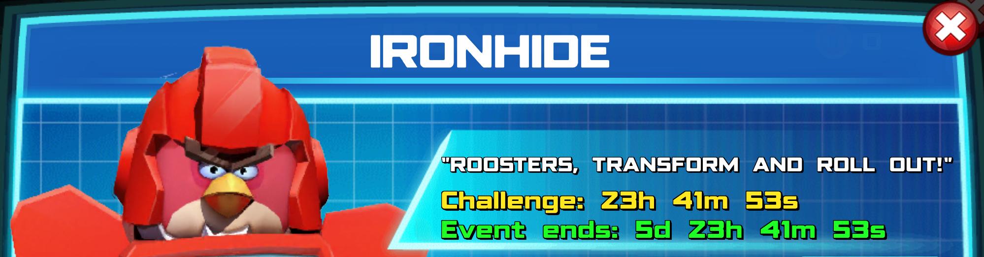(Part of) The event banner for Ironhide