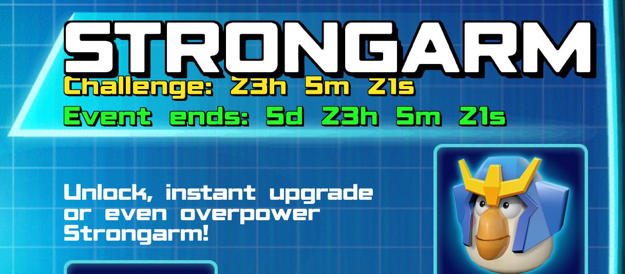 (Part of) The event banner for Strongarm