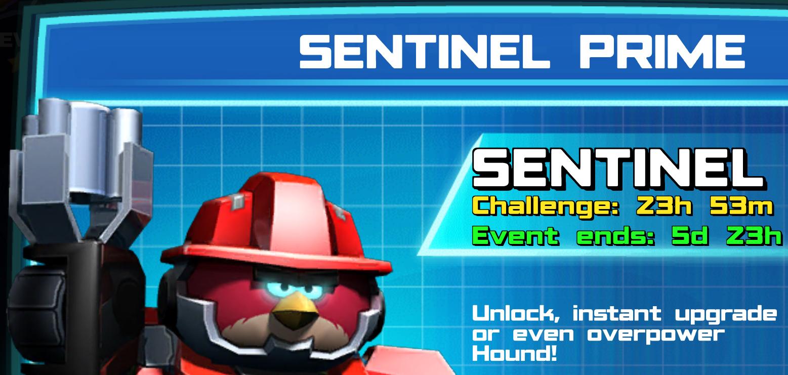 (Part of) The event banner for Sentinel Prime