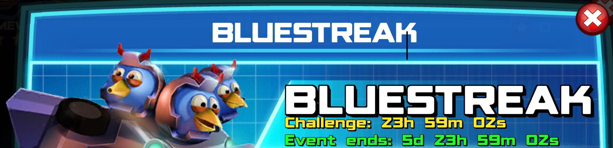 (Part of) The event banner for Bluestreak