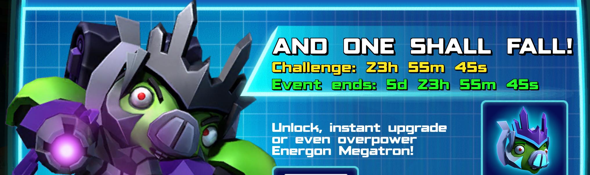 (Part of) The event banner for Ultimate Megatron
