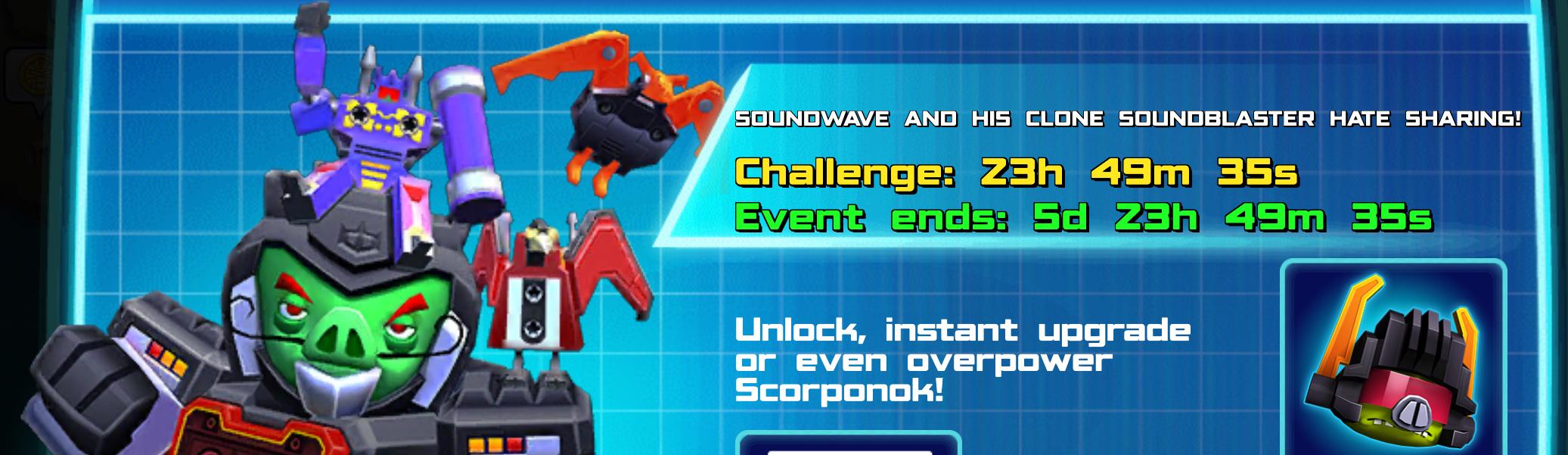 (Part of) The event banner for Soundblaster