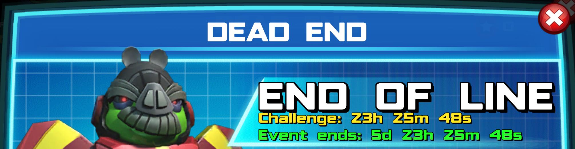 (Part of) The event banner for Dead End