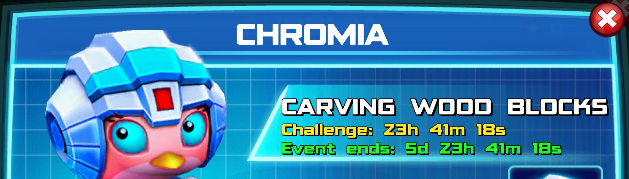 (Part of) The event banner for Chromia