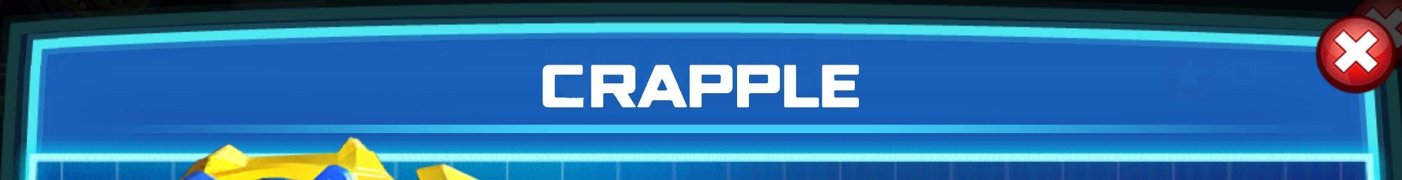 (A very small portion of) The event banner for Crapple