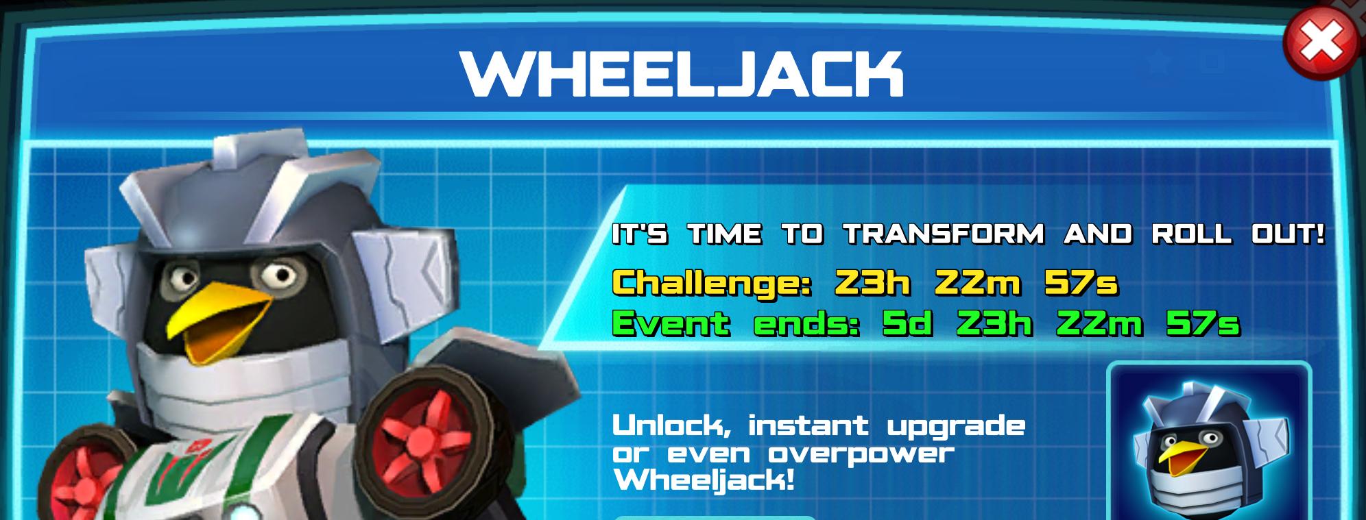 (Part of) The event banner for  Wheeljack