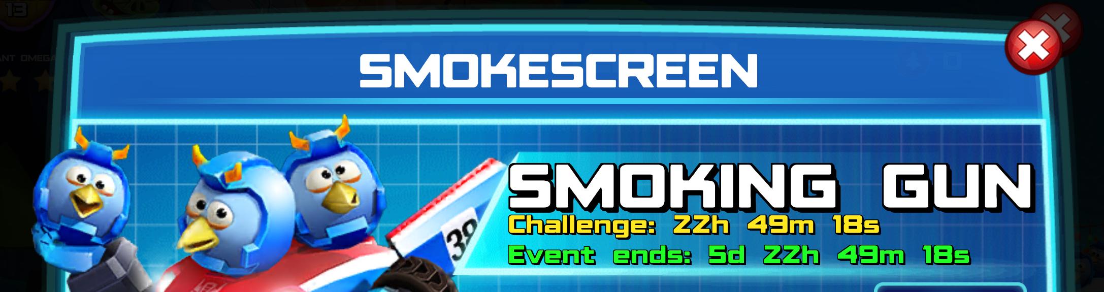(Part of) The event banner for Smokescreen