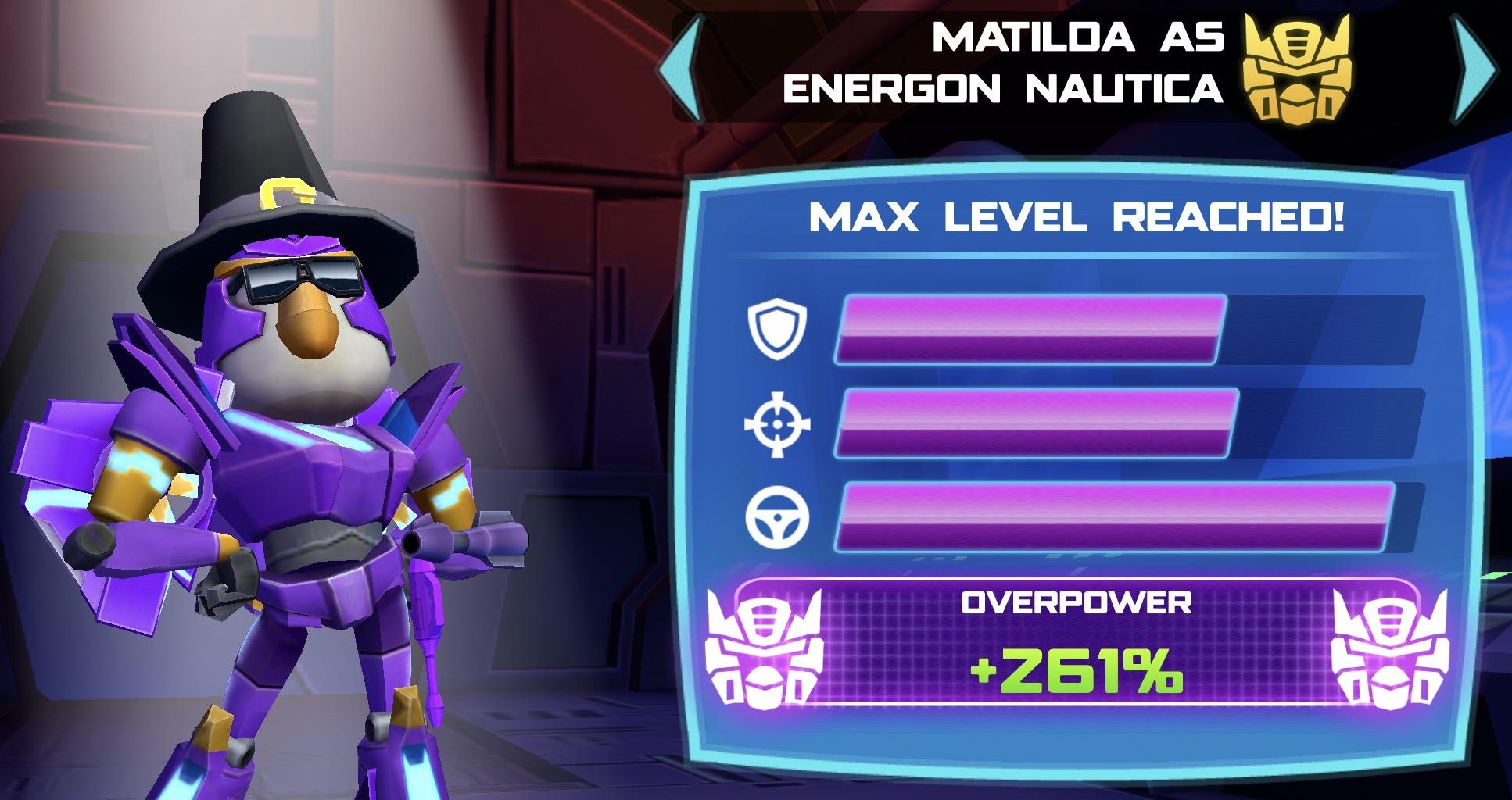 Level 25 overpowered Energon Nautica – 261 %