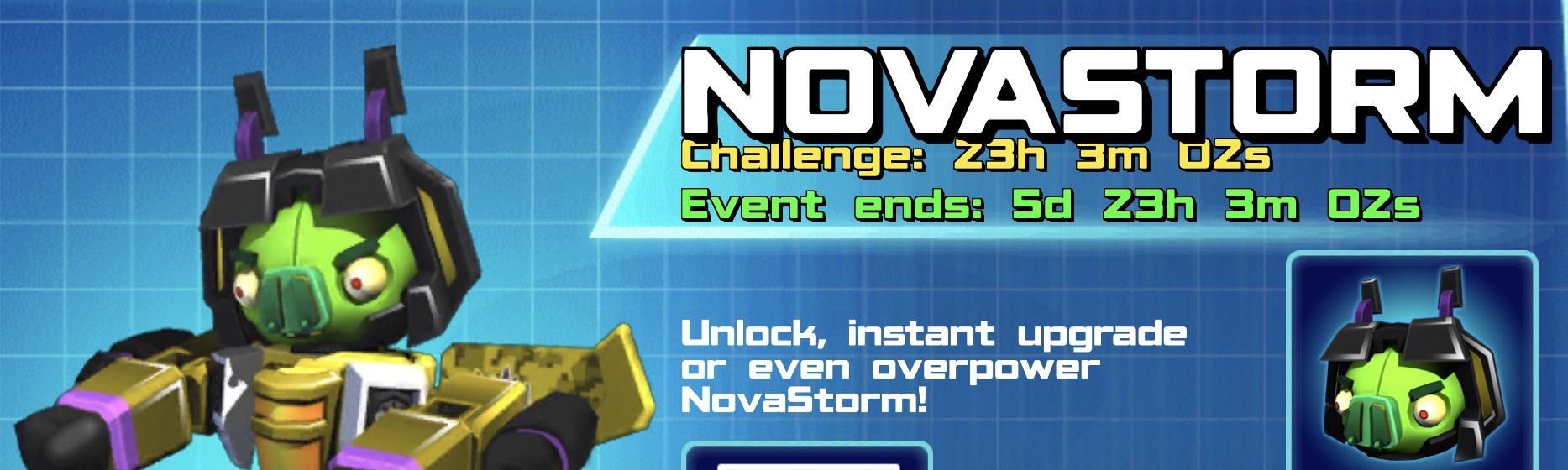 (Part of) The event banner for Novastorm