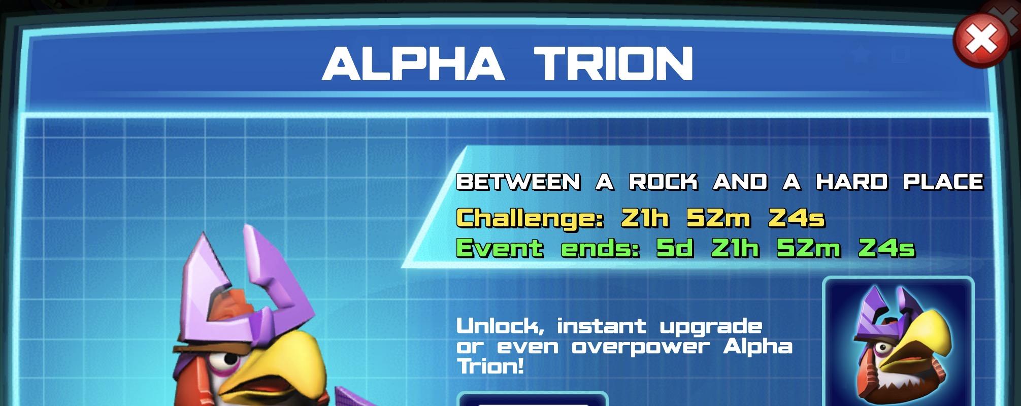 (Part of) The event banner for Alpha Trion